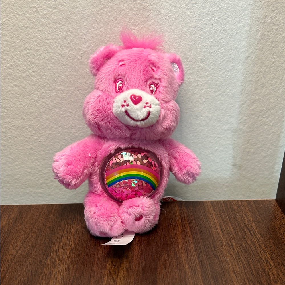 Pink POPMART care bear - keychain